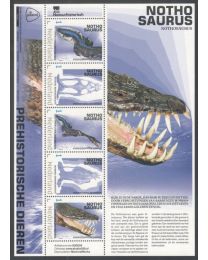 Nederland 2023: NVPH: V3642P: Prehistorische Dieren: Notho Saurus: velletje postfris