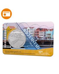 Nederland 2023: Willemstad Vijfje 2023 UNC Verzilverd in coincard