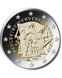 Duitsland 2024: Speciale 2 Euro unc:  "Paulus Kerk": Met letter A