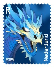 Nederland 2024: NVPH: CR4: NL Crypto stamp 3: BLAUW postfris
