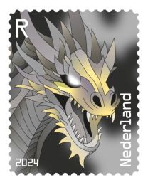Nederland 2024: NVPH: CR4: NL Crypto stamp 3: ZWART postfris