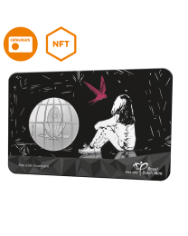 Nederland 2024: Free a Girl penning in coincard + NFT