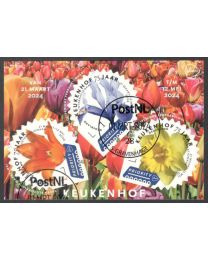 Nederland 2024: NVPH: 4185-4187: Keukenhof 75 jaar: serie gestempeld