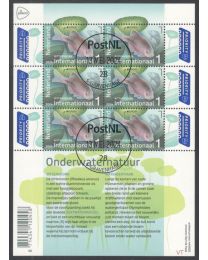 Nederland 2024: NVPH: V4198: Onderwaternatuur: velletje gestempeld