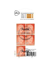 Nederland 2025: NVPH: V....: Koning Willem-Alexander 2024 Nederland 2: velletje gestempeld