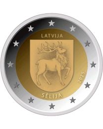 Letland 2025: Speciale 2 Euro unc: "Het Wapen van Selija"
