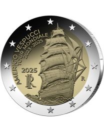 Italië 2025: Speciale 2 Euro unc: "Amerigo Vespucci"