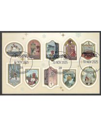 Nederland 2025: NVPH ....-....: Decemberzegels: serie gestempeld