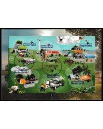 Nederland 2025: NVPH: V....: Kamperen in Nederland: velletje gestempeld