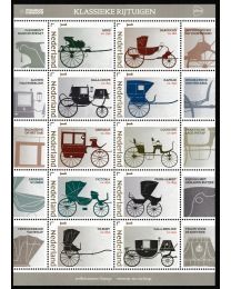 Nederland 2025: NVPH: V3642P 850037: Klassieke rijtuigen 2025: velletje postfris