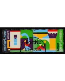 Nederland 2025: NVPH: ....: NDD koffie en thee: gestempeld