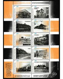 Nederland 2025: NVPH: V3642P 850047: Nederlandse Stationsgebouwen: velletje postfris