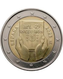 Spanje 2026: Speciale 2 Euro unc: "Bescherming Van Mensen Met Een Beperking"