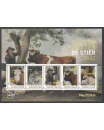 Nederland 2026: NVPH: V3642P 860018: Paulus Potter: De Stier 1647: velletje postfris