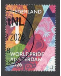 Nederland 2026: NVPH: V....: World Pride Amsterdam: gestempeld