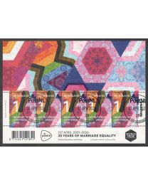 Nederland 2026: NVPH: V....: World Pride Amsterdam: velletje gestempeld