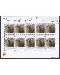 Nederland 2013: NVPH: V3013-Aa-25: "Zoogdieren in Nederland": Otter: velletje postfris