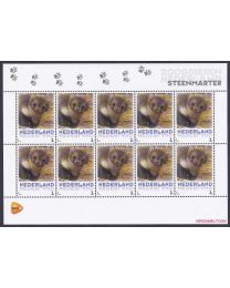 Nederland 2013: NVPH: V3013-Aa-27: "Zoogdieren in Nederland": Steenmarter: velletje postfris