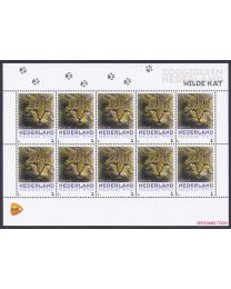 Nederland 2013: NVPH: V3013-Aa-33: "Zoogdieren in Nederland": Wilde kat: velletje postfris