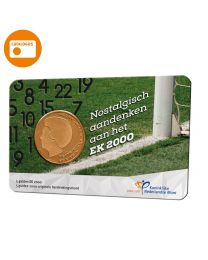 Nederland 2021:  5 Gulden in coincard: "Nostalgisch aandenken aan het EK 2000"