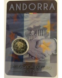 Andorra 2015: Speciale 2 Euro: 25 Jaar Douane Unie in coincard
