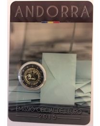 Andorra 2015: Speciale 2 Euro: 30 Jaar Stemrecht in coincard
