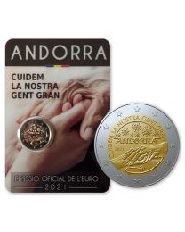 Andorra 2021: Speciale 2 Euro: "Ouderenzorg"  in coincard