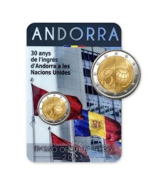 Andorra 2023: Speciale 2 Euro:  "30 Jaar VN-lid"