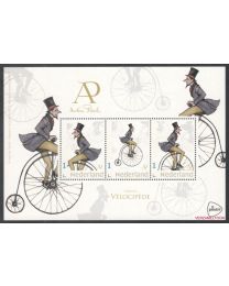 Nederland 2021: NVPH: V3642P: "Anton Pieck: Vélocipède" 800067: velletje postfris