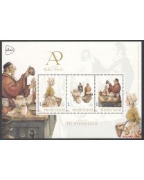 Nederland 2021: NVPH: V3642P: "Anton Pieck: De Apotheker" 800066: velletje postfris