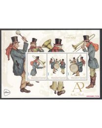 Nederland 2020: NVPH: V3642P: "Anton Pieck: Fanfare" 800060: velletje postfris