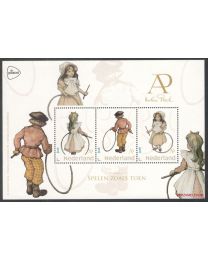 Nederland 2021: NVPH: V3642P: "Anton Pieck: Spelen van toen" 800063: velletje postfris