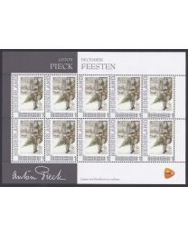 Nederland 2013: NVPH: V2751-Af-15: "Ontdek Anton Pieck": December feesten: velletje postfris