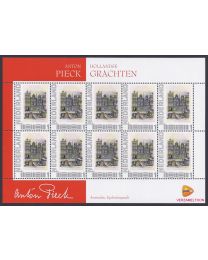 Nederland 2013: NVPH: V2751-Af-16: "Ontdek Anton Pieck": Hollandse grachten: velletje postfris