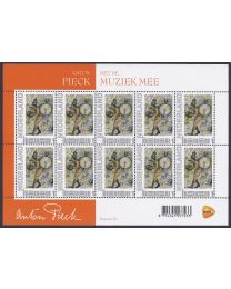 Nederland 2012: NVPH: V2751-Af-9: "Ontdek Anton Pieck": Met de muziek mee: velletje postfris