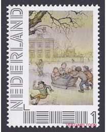 Nederland 2013: NVPH: 2751-Af-17: "Ontdek Anton Pieck": Op gladde ijzers: postfris