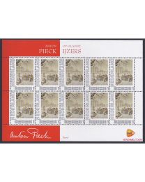 Nederland 2013: NVPH: V2751-Af-17: "Ontdek Anton Pieck": Op gladde ijzers: velletje postfris