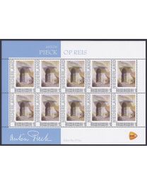 Nederland 2012: NVPH: V2751-Af-5: "Ontdek Anton Pieck": Op reis: velletje postfris