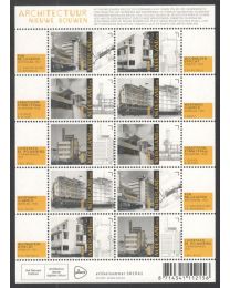 Nederland 2018: NVPH: V3679-3683: Architectuur Nieuwe Bouwen velletje postfris