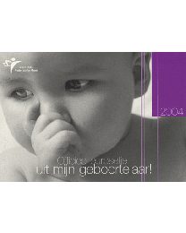 Nederland 2004: BU Jaar set: Geboorteset - Babyset met Babypenning