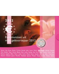 Nederland 2012: BU Jaar set: Geboorteset - Babyset Meisje met Babypenning
