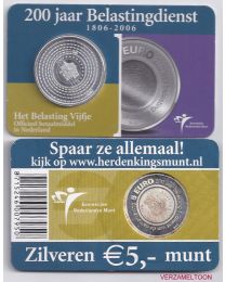 Nederland 2006: Coincards Herdenkingsmunten: Belasting Vijfje