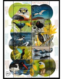 Nederland 2025: NVPH: V....-....: Beleef de Natuur: Vogels Sint Eustatius: velletje postfris