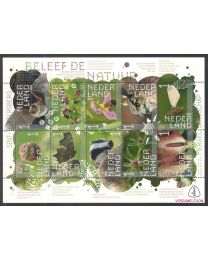 Nederland 2022: NVPH: V4029-4038: Beleef de Natuur: Sint-Pietersberg: velletje postfris