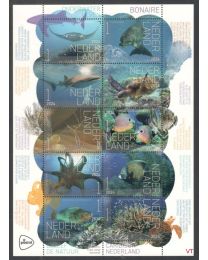 Nederland 2024: NVPH: V4200-4209: Beleef de Natuur: Onderwaterleven Bonaire: velletje postfris