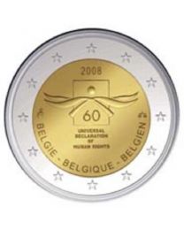 België 2008: Speciale 2 Euro unc: 60 jaar Rechten van de Mens