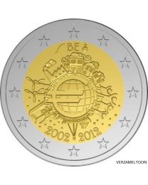 België 2012: Speciale 2 Euro unc: 10 jaar Euro