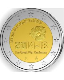 België 2014: Speciale 2 Euro unc: 100 jaar sinds het begin van WO 1