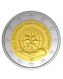 België 2015: Speciale 2 Euro unc: Europees jaar van ontwikkeling