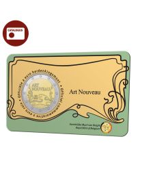 België 2023: Speciale 2 Euro: "Art Nouveau" BU in coincard NL